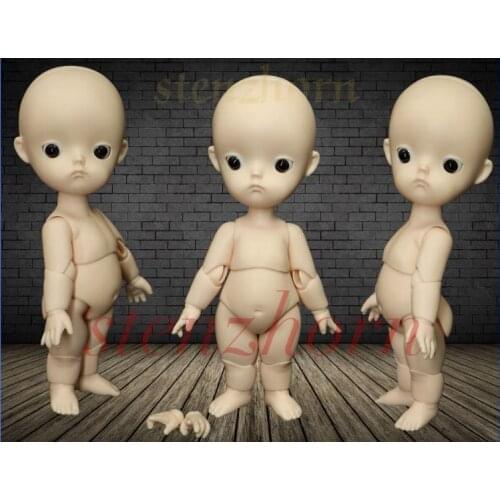 BJD doll 1/8 bru meng 4# points doll Mini cute baby joint doll