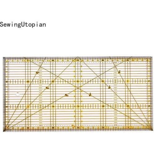 Sewing Craft Feet Tailor Yardstick Patchwork Garment Design Cutting Ruler Acrylic Measuring Rulers Tools 15x30cm 3mm
