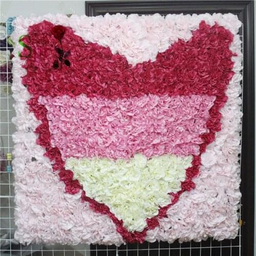 SPR Newly-heart design 1.2*1.2m wholesale good quality personized artificial hydrangea flower wall for stage backdrop decoration