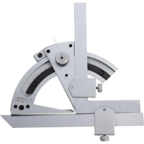 JIGUOOR 0-320 Degree Precision Angle Measuring Finder Universal Bevel Protractor Tool inner and outer parts