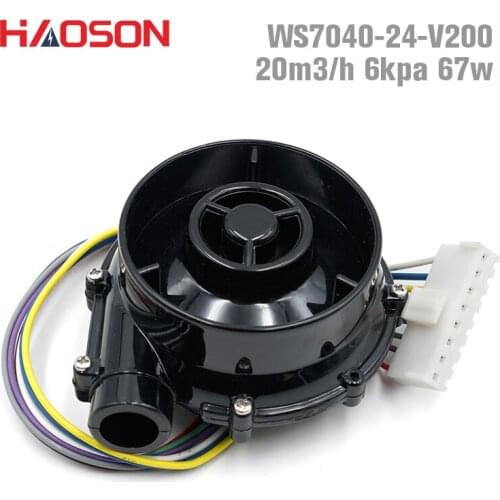 Dia.70mm air blower DC24V centrifugal fan DC brushless blower for vehicle purifier,Packaging machinery,fuel cell WS7040-24-V200N