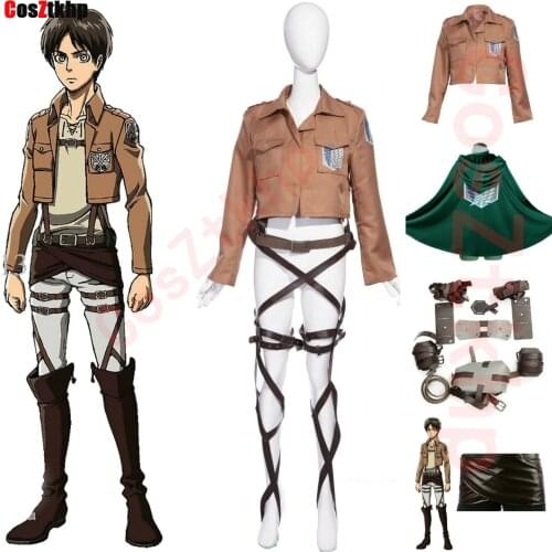 Japanese Hoodie Attack on Titan Cloak Shingeki no Kyojin Scouting Legion Cosplay Costume anime cosplay green Cape mens clothes