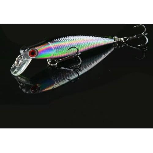 1PCS 6.5cm 4.5g Minnow Fishing Lure Bass Carp Artificial Hard Bait 3D Eyes Wobbler High Quality Japanese Pesca Fishing Tackle