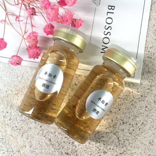 10ML moisturizing and anti - aging of the essence of sheep placenta raw liquid 5bottles