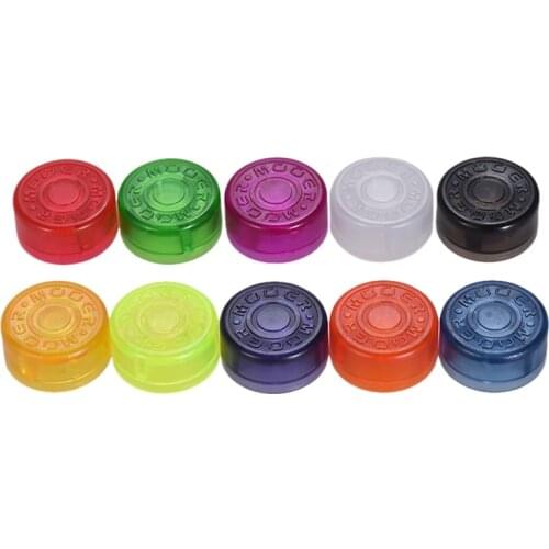 Hot-MOOER 10Pcs Footswitch Topper Protector Colorful Plastic Bumpers for Guitar Effect Pedal(Random Color Delivery)