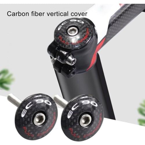 2Pcs BALUGOE Bicycle Headset Top Cover Corrosion Mountain Bike Road Bike Bolt Cover Covered for Racing Bicycle Accessories