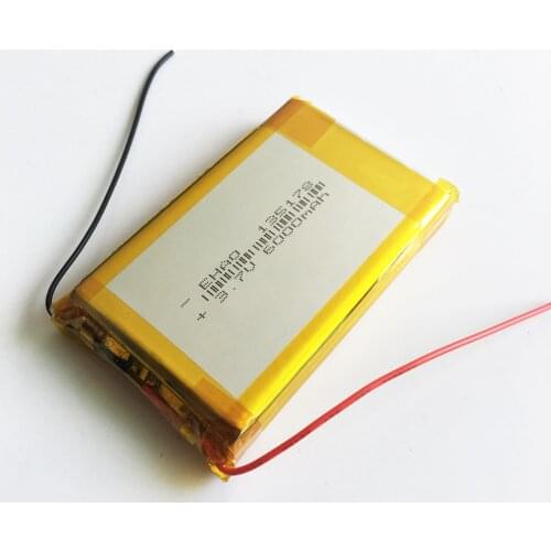 3.7V 6000mah 135178 Lithium Polymer Li-Po Rechargeable Battery For DIY Mp3 MP4 MP5 GPS PSP PAD Mobile Tablet PC power bank