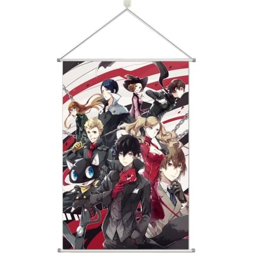 Anime Shin Megami Tensei PERSONA Prsonalize Customer Made Alloy Fabric Wall Poster Scroll 60x90cm 24x36inches