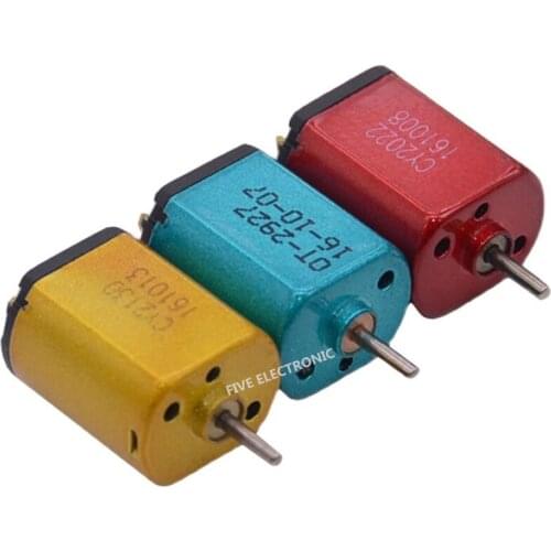 FF030 Micro DC motor 1.5V3v3.7V High Speed carbon brush motor,use for the model of Climbing Racing Boat/DIY Model