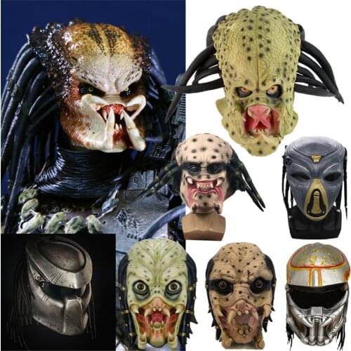 Game Wolf Falconer Tracker Berserker Predator Cosplay Latex Mask Gloves Helmet Masks Halloween Masquerade Party Carnival Costume