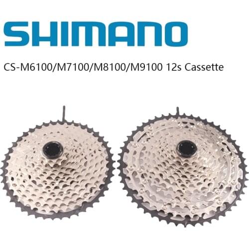 Shimano SLX M7100 DEORE M6100 XT M8100 XTR M9100 Cassette 12-speed Freewheel Cog For MTB 12 Speed 10-51T 10-45T Cassette Bicycle