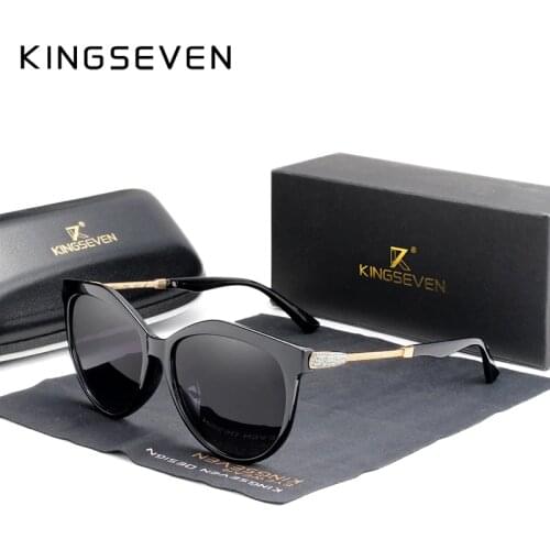 KINGSEVEN 2020 Polarized Womens Sunglasses Gradient Lens Luxury Sun glasses Brand Lentes de sol Mujer