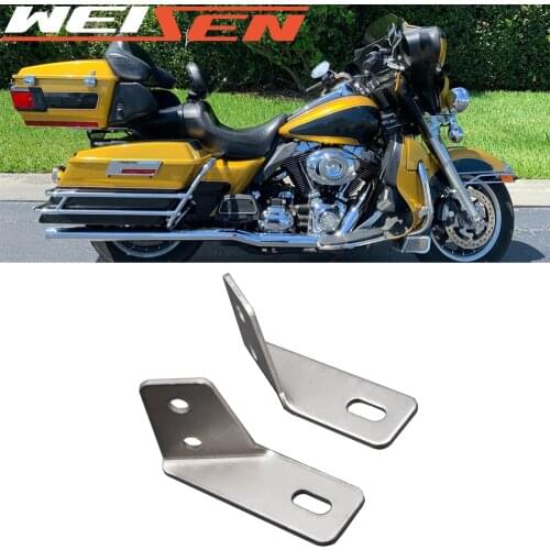 Fix Right and Left Side Broken Fender Saddlebag Rail Support Brackets Strut Fits Harley-Davidson Touring FLT FLHT Ultra Classic