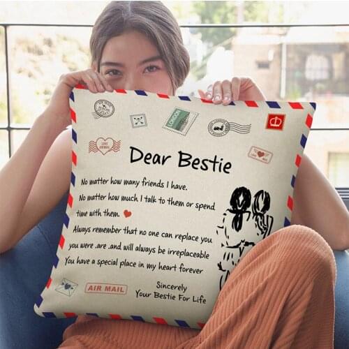 Nordic simply style words letters printed cushion cover home decorative pillow cover 45x45cm Velvet couch pillowcase