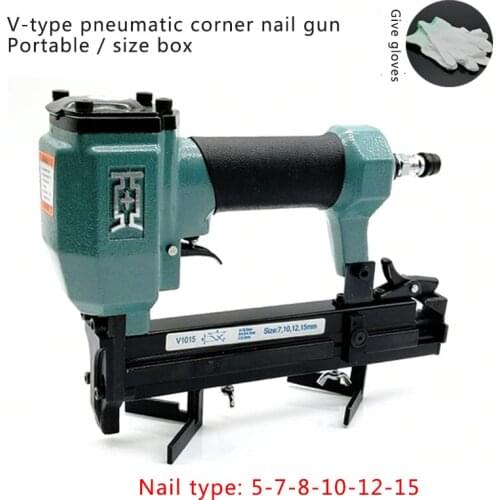 V1015 Pneumatic Angle Nailer 45 Degree Photo Frame Nail Angle Set Angle Tool Pneumatic Nail Angle Pneumatic Nail Gun Air Nail