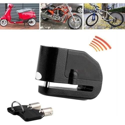 Motorcycle sturdy wheel brake lock safety burglar alarm electric car brake disc alarm disc lock burglar alarm disc brake lock