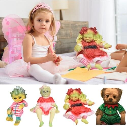 RChristmas Green Hairy Grinch Dolls Christmas Weird Dolls Cartoon Doll Toys Christmas Decoration Christmas Decoration Home Toys