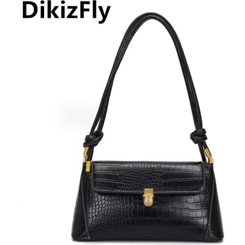 DikizFly Luxury Leather Women Bags Handbags Designer Fashion Shoulder Bag For Women 2020 Crossbody Bags Female Purse Messenger