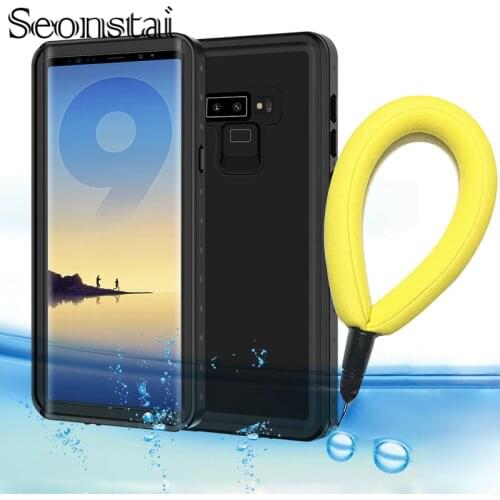 Seonstai Waterproof Phone Cases for Samsung Note 9 Outdoor Sport Proof Protector for Samsung S9 S9Plus Summer Swimming Coque