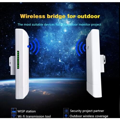Cioswi APG721 outdoor access point 150Mbps CPE bridge with 11dbi built-in antenna and 2*10/100M LAN port 3KM