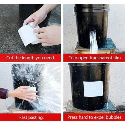 Waterproof Blanket Repair Tape Water Pipe Leak Repair Tape Pipe Repair Leak Stop Sticker 5 ft JW