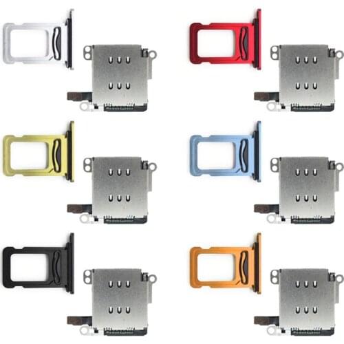 1Set Dual Sim Card Reader Connector Flex Cable Card Tray Holder for iPhone XR
