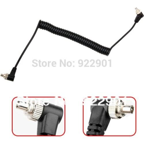 Camera 10pcs Male to Male M-M FLASH PC Sync Cable Cord with Screw Lock PC-PC cable for yongnuo flash
