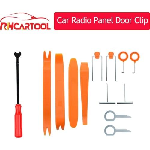 12pcs/7pcs/4pcs Car Audio Maintenance Kit Auto Trim Repair Panel Remover Pry Bar Car Dash Radio Door Trim Panel Clip Hand Tools