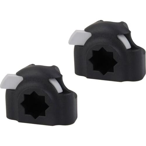 2PCS Durable Black Plastic Kayak Boat Sea Hot Sale Cheap Fishing Rod Semicircular Mount Base Tackle Kit Accessory