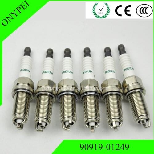 6pcs FK20HBR11 90919-01249 9091901249 IRIDIUM Spark Plug For TOYOTA CROWN MARK AURION LEXUS RC350 RC300 LS460 GS LS 250 350 350