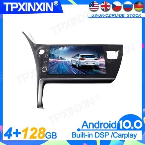 Android 10 For Toyota Corolla Levin 2016 2017-19 Head Unit Car Multimedia Player Auto Radio Tape Recorder GPS Navigation DSP IPS