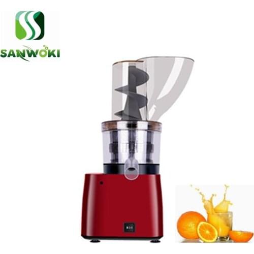 Large Caliber Electric fruit press machine citrus squeezer grape juicer juicing machine Slag and juice separator