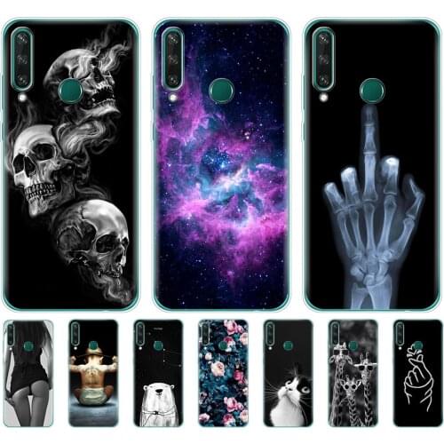 For Huawei Y6P Case 6.3" Soft Silicon Tpu Phone Cover For Huawei y6p 2020 Y 6P MED-LX9N Back huaweiy6p Bumper Funda Shell