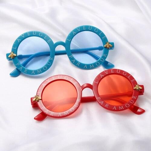 Kids Sunglasses Child Sun Glasses Round Flower Gafas Baby Children UV400 Sunglasses Girls Boys Oculos De Sol