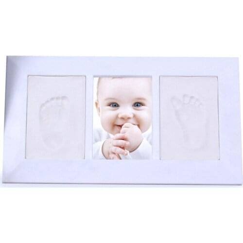 European Kids Diy Imprint Handprint Footprint Photo Picture Household Decoration Kids Born Novelty Gift Carriage Photo Frame