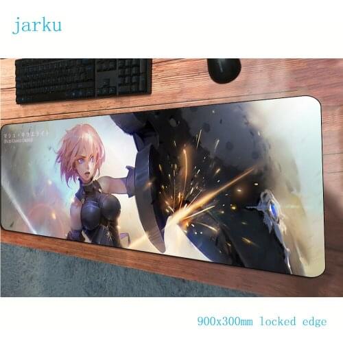Fate grand order pad mouse 3d computer gamer mouse pad 900x300x3mm padmouse big pc mousepad ergonomic gadget office desk mats