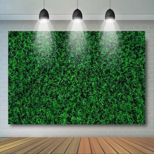 Green Leaves Wall Backdrop for Photography Nature Themed Grass Picture Background Spring Outdoorsy Themed Birthday Party Decor