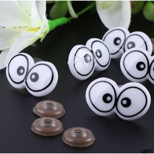 10pcs Plastic Cartoon Safety Eyes For Toy Bear Doll Puppet Stuffed Animal Crafts Children DIY With Washers