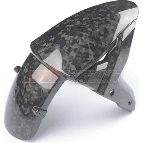 Front Fender Hugger Tire Mudguard Forged Cover For Kawasaki H2 H2R 2015-2020 Full Carbon Fiber Forged 100% Twill
