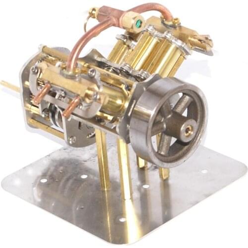 1pcs Mini V4-Steam Engine Model With Reverse Gearbox (Without Boiler) 2020 New Gifts