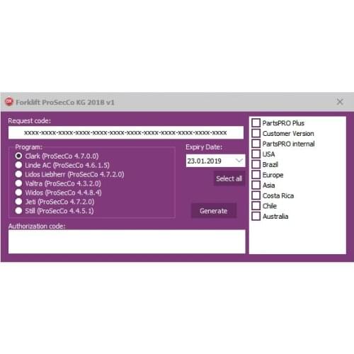 New Clark \ Linde \STILL \Liebherr \Valtra \Jungheinrich \Valtra \ Widos Forklift Combo Forklift Keygen 2018