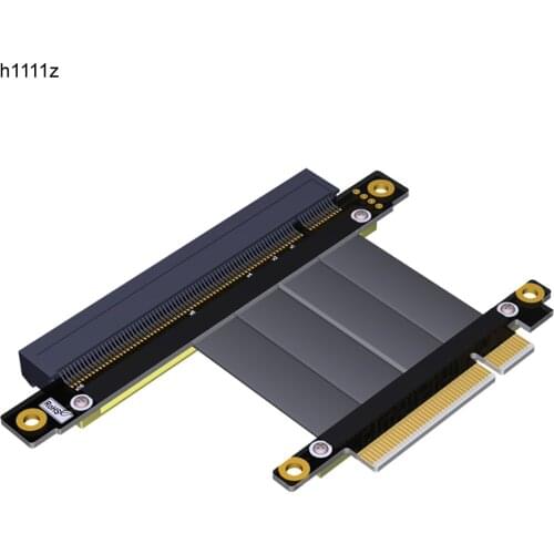 PCIE Riser PCI-E 8X to 16X Riser Extender Card Adapter PCIe 16X PCI Express Flexible Cable PCIe Gen3 8Gb Cables 17cm Axial Cable