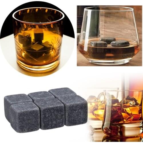 Wedding Gift Favor Christmas Bar Accessories Natural Whiskey Stones Sipping Ice Cube Whisky Stone Whisky Rock Cooler
