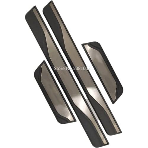 Stainless Steel Car Door Sill For Ford Escape 2014 2015 2016 2017 2018 2019 2020 Accessories Scuff Plate Pedal Trim Guard