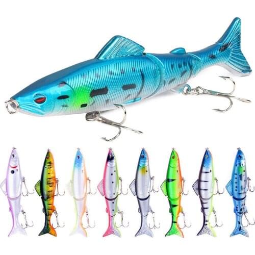 18g 13cm Minnow Fishing Lure Multi Jointed Sections wobbler Crankbait Artificial Hard Bait Bass Trolling Pike Carp Fishing Tools