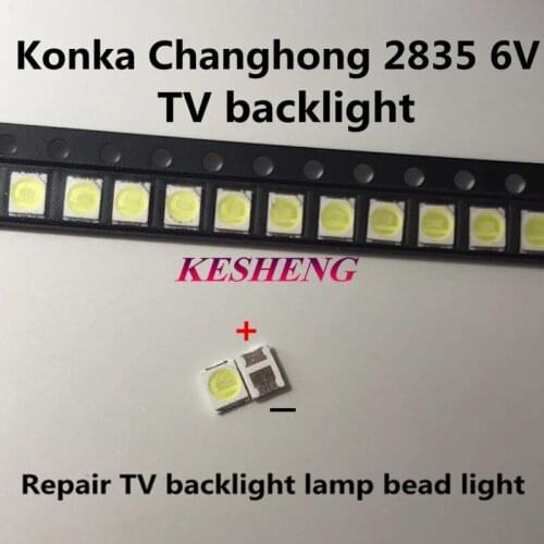 FOR maintenance Konka Changhong Amoi LCD TV backlight LED strip lights with the East Bay 1210 3528 2835 SMD LED beads 5000PCS 6V