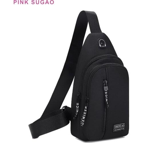 Pink Sugao fanny pack waist bag chest bag fanny pack for men fashion belt bag bum bag designer pouch crossbody fanny pack new