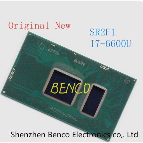 100% Gunuine New i7-6600U SR2F1 i7 6600U CPU Chip BGA Chipset