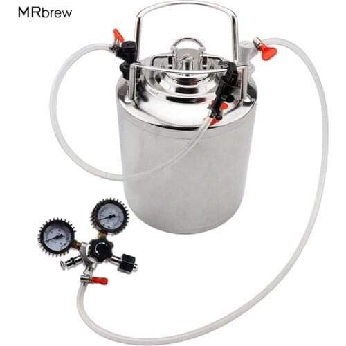 2.5 gallon Cornelius Stainless steel 10L beer keg & Faucet Tubing Kit & Co2 Beer Regulator kit Beer brewing