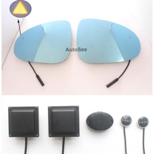 2015 for VW Touareg car BSD BSM BSA blind spot monitoring 24GHZ Radar Microwave Sensor Mirror light alarm Lane change warning